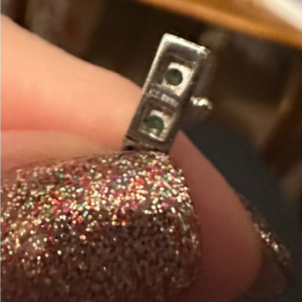 Effy emerald and diamond tennis bracelet - Picture 10 of 11